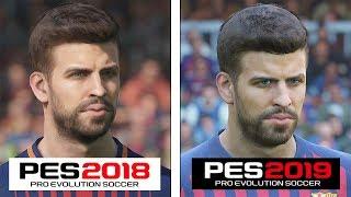 Pro Evolution Soccer  2018 vs 2019  4K Graphics Comparison