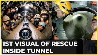 Uttarkashi Tunnel Rescue Video  NDRF Shows How 41 Stranded Workers Will Be Rescued  Watch Video