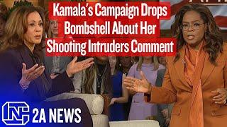 Kamalas Campaign Drops Bombshell About Her Shooting Intruders On Oprah