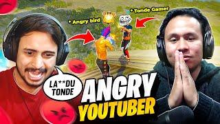 Angry Youtuber  Abused His Teammates After Loosing a Game  Tonde Gamer - Garena Free Fire