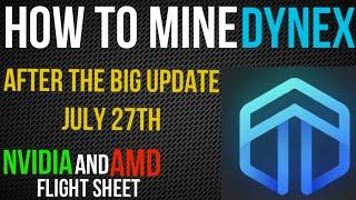 How To GPU Mine DYNEX After The Big Update On HiveOS With NVIDIA And AMD