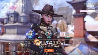 ASHE GAMEPLAY OVERWATCH 2 CONSOLE MASTER 5 RANK SEASON 6