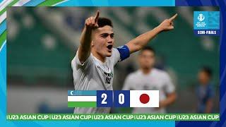 #AFCU23 - Semi-finals  Uzbekistan 2 - 0 Japan