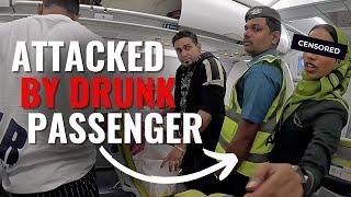 ATTACKED by DRUNK Passenger on SALAM AIR - Police at the gate