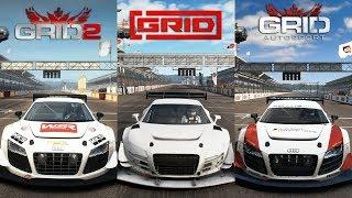 GRID 2019 vs GRID 2 vs GRID Autosport  Direct Comparison