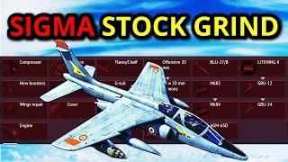 MY WEIRD ALPHA JET STOCK GRIND EXPERIENCE its actually Broken?