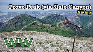 Hiking Provo Peak via Slate Canyon