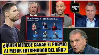 CARLO ANCELOTTI el máximo candidato a ganar MEJOR ENTRENADOR ¿No tiene mérito XABI ALONSO?  ESPN FC