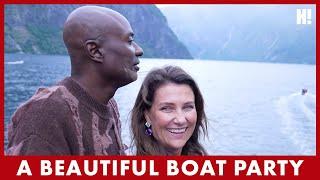 EXCLUSIVE The wedding boat party of Princess Märtha Louise and Durek Verrett  HELLO