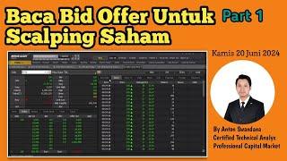 Cara Baca Bid Offer Untuk Scalping Saham Part 1  Bid Ask Saham  Cara Baca Antrian Saham