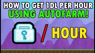 BIG PROFIT FROM LEGAL AUTOFARM HOW TO GET RICH NO BREAK WITH LATTICE FENCE  Growtopia
