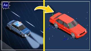 2D Cinematic Action Car Scene Animation in After Effects Tutorials