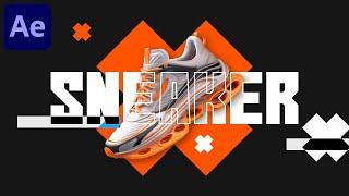 Advanced Sneaker Commercial in After Effects - After Effects Tutorial  No Plugins Used