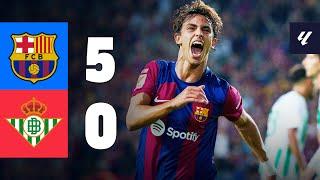 BARÇA 5-0 BETIS  LALIGA 202324 MD5