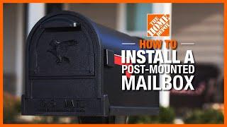 How to Install a Mailbox  The Home Depot