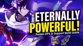 Updated RAIDEN SHOGUN GUIDE How to Play Best Support DPS Build Team Comps  Genshin Impact