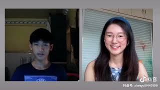 Cute Chinese girl & Cambodian boy try the pickup lines for the first time