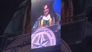 Alexa Cried during speech for Graduation