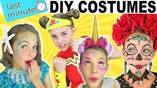 Last Minute DIY Halloween Costumes  Mermaid Unicorn Wonder Woman  Kids Cooking and Crafts