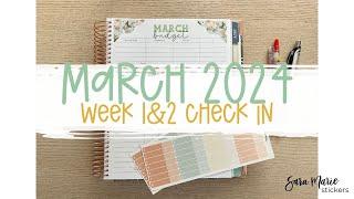 Track Expenses with Me & Week - 2 Check In  2024 Humble Beginnings Budget Planner  Sara Marie