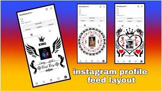 instagram profile feed layout 2022  Instagram feed ideas