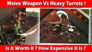 Melee Weapon Vs Heavy Turrets How CheapExpensive It Is? Last Day On Earth Survival