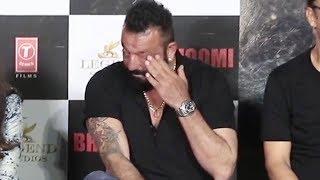 Sanjay Dutt GETS EMOTIONAL at Bhoomi Trailer launch  Video