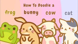 How To Doodle Cute Animals  Doodling your requests 