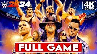 WWE 2K24 Showcase 40 Years Of Wrestlemania Gameplay Walkthrough FULL GAME 4K 60FPS PS5