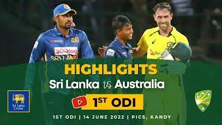 1st ODI Highlights  Sri Lanka vs Australia 2022