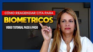  Como REAGENDAR cita de BIOMETRICOS en USCIS en linea Video tutorial paso a paso