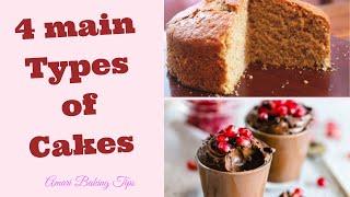 4 Types of Cakes you need to know in Baking Types of Cake names based on mixing methods