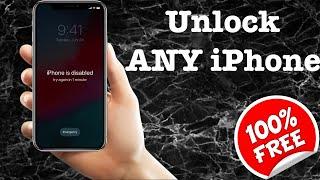 Unlock Any iPhone Without the Passcode Fast and Free  Bypass LockScreen 2022 Version