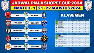 Jadwal Shopee Cup 2024 - Borneo FC vs Lion City - PSM vs BG Pathum United - Live RCTI