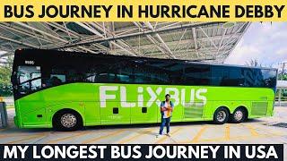 27 Hours in America’s LONGEST LUXURIOUS BUS JOURNEY with Washroom Onboard  Miami New York Road Trip