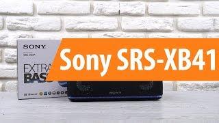 Распаковка портативной колонки Sony SRS-XB41  Unboxing Sony SRS-XB41