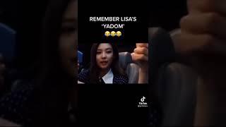 Did u know the real meaning of yadong in korean language watch this Lisa says YADOM Bp funny joke