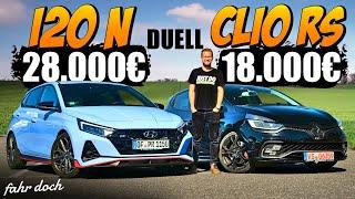 Hyundai i20 N Performance vs Renault Clio RS Trophy ALT vs NEU Vergleich fertig