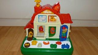 Chicco pop up talking farmbarn vintage musical toy