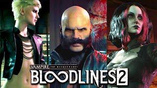 Vampire The Masquerade - Bloodlines 2   All Clan Introduction Trailers so far 4k upscaled 2019