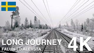 4K CABVIEW Long journey Falun to Alvesta