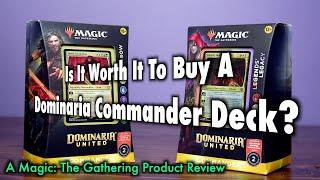 Is It Worth It To Buy A Dominaria United Commander Deck?  A Magic The Gathering Product Review