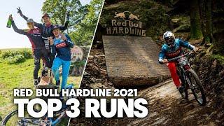 TOP 3 Downhill Runs of Red Bull Hardline 2021  Bernard Kerr Laurie Greenland Kade Edwards