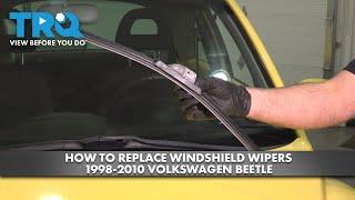 How to Replace Windshield Wipers 1998-2010 Volkswagen Beetle