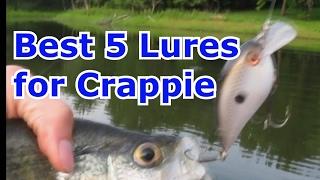 Top 5 Best Crappie Fishing Lures baits and Jigs