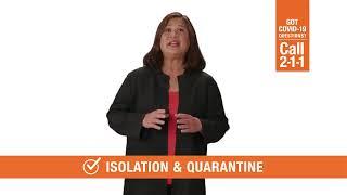 Isolation and Quarantine