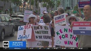 Rally held for RFK Jr. in downtown Miami