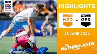 FIH Hockey Pro League 202324 Highlights - Netherlands vs Germany M  Match 1