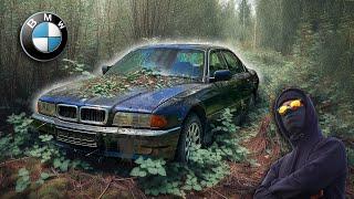BMW E38 V8 wyciągnięte z krzaków po 4 latach  Czy odpali? TEST no.1