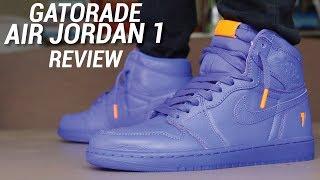 GATORADE AIR JORDAN 1 GRAPE PURPLE REVIEW